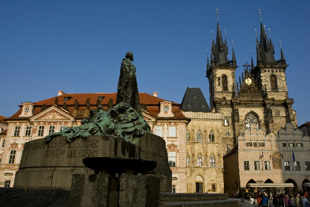 Praga. Monumento Jan Hus